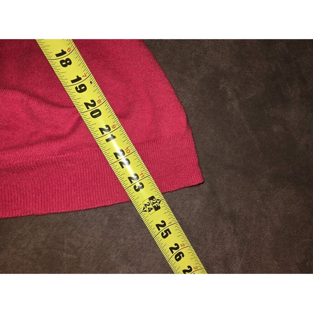 Banana Republic Red Silk Blend Top Womens Size S Blouse Elevated Closet Basic - Picture 9 of 9